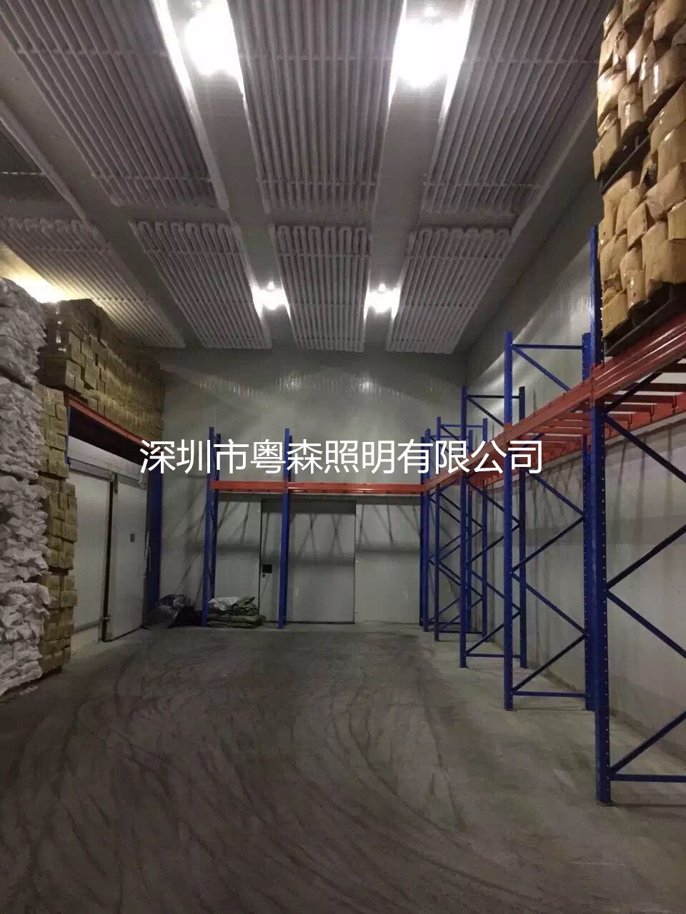 湖南岳阳某大型化工产品冷库照明